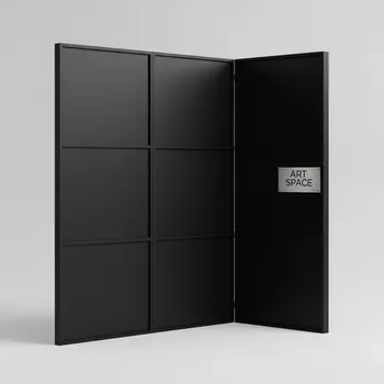 Аренда Ширма деревянная черная матовая 200х200 см в Golden Tulip Rosa Khutor — ART SPACE