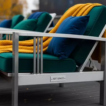 Аренда Шезлонг Natam алюминиевый в Karat Resort — ART SPACE