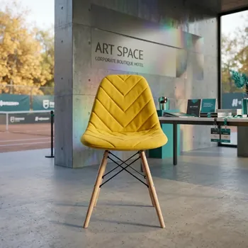 Аренда желтого стула Eames Soft в Сочи: заказать в ART SPACE