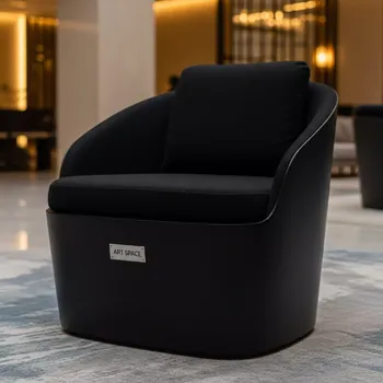 Аренда Кресло бочка черное в Mövenpick Hotel — ART SPACE