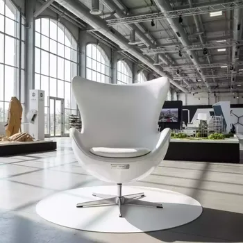 Аренда Кресло яйцо белое Scoop в Delta Sirius — ART SPACE