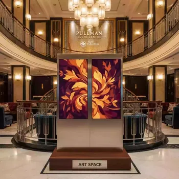 Аренда Панель двусторонняя профессиональная BOE WC55A PH257 55 дюймов в Pullman Sochi Centre — ART SPACE