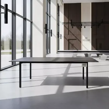 Аренда Стол обеденный Australia Sand Black 180х90х75 см керамика металл черный в санатории «Черноморье» — ART SPACE