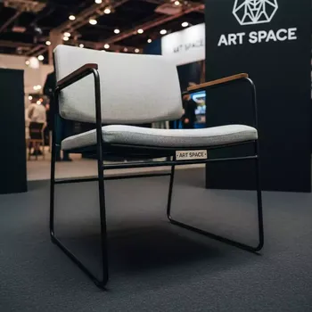 Аренда Кресло металлическое с обивкой Claire в Сочи Парк Отеле — ART SPACE