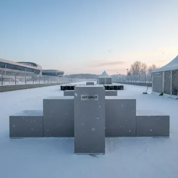Аренда Набор тумб под оклейку на Сочи Автодроме — ART SPACE