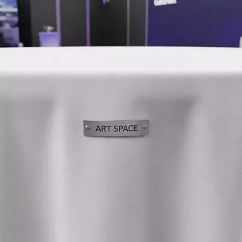 Аренда Скатерть круглая D 3000 журавинка белая на Сочи Автодроме — ART SPACE
