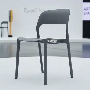 Аренда Стул EpokS New пластик серый в ледовом дворце «Роза Хутор» — ART SPACE