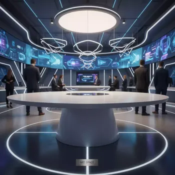 Аренда Стол Лидер 3 D1500 орех белый в Alpha Sirius — ART SPACE