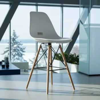 Аренда Стул барный белый Eames DSW ECO в Pullman Sochi Centre — ART SPACE