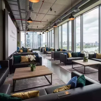 Аренда Лаундж зона для корпоративных мероприятий в Mövenpick Hotel — ART SPACE