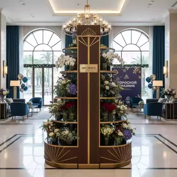 Аренда Стойка торговая для цветочных магазинов в отеле Radisson Lazurnaya — ART SPACE