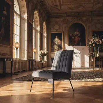Аренда Стул велюр Newtone Antracite металл Olys в усадьбе Голицына — ART SPACE