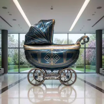 Аренда Шар фольгированный коляска для мальчика в ОКЦ «Галактика» — ART SPACE