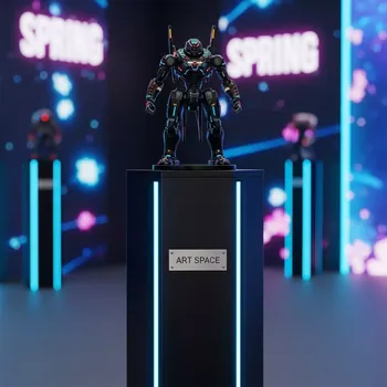 Аренда Колонна черная H 80 в Delta Sirius — ART SPACE