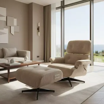 Аренда Чехол Е01 на стул Eames велюр бежевый в Гранд Отель Сочи — ART SPACE