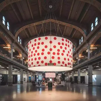 Аренда Люстра Красный горох в этно-парке «Моя Россия» — ART SPACE