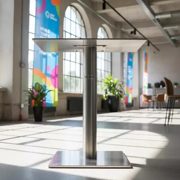 Аренда Подстолье 2174EM нержавеющая сталь в ресторане «La Terrazza» — ART SPACE