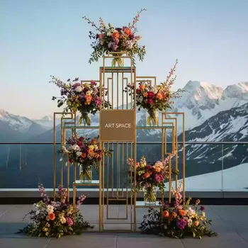 Аренда Стеллаж для цветов на площадке Rosa Peak (2320м) — ART SPACE