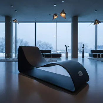 Аренда Кресло низкое Flow черный в Radisson Collection Paradise — ART SPACE
