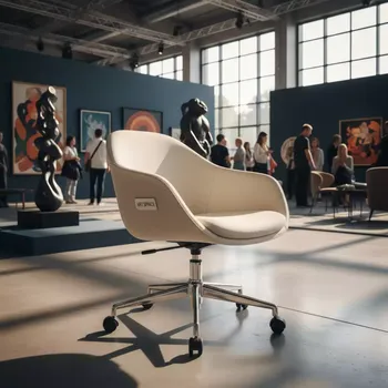 Аренда Стул компьютерный Лия кремовый в Mercure Сочи Центр — ART SPACE
