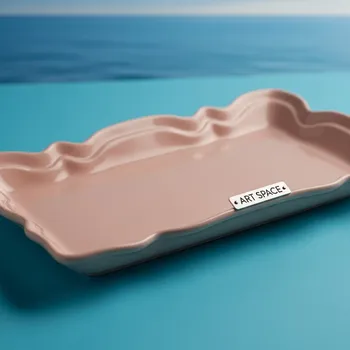 Аренда Блюдо Chan Wave прямоугольное 320х210х40 мм на пляже «Ривьера» — ART SPACE