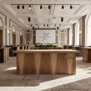Аренда Стол Лидер 1 900х600 орех шампань в Sport Inn Hotel & Wellness — ART SPACE