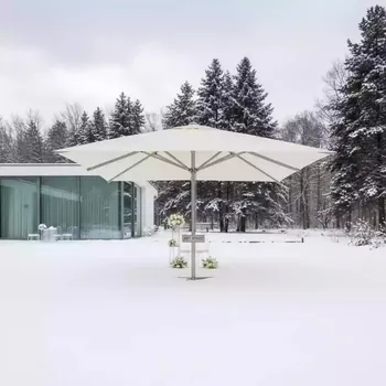 Аренда Зонт профессиональный Astro Titanium слоновая кость 3,5х3,5 м на вилле «Анна» — ART SPACE