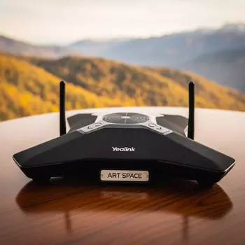Аренда Конференц телефон Yealink CP965 Wireless Mic с двумя микрофонами в ледовом дворце «Роза Хутор» — ART SPACE