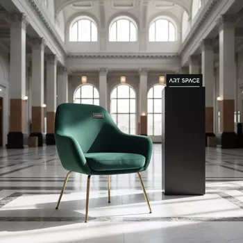 Аренда Стул Марк велюр Velutto ножки металл в санатории «Металлург» — ART SPACE