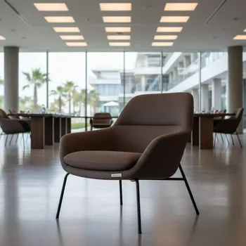 Аренда Стул Kongsberg ткань коричневая черные ножки в Radisson Blu Resort & Congress Centre — ART SPACE