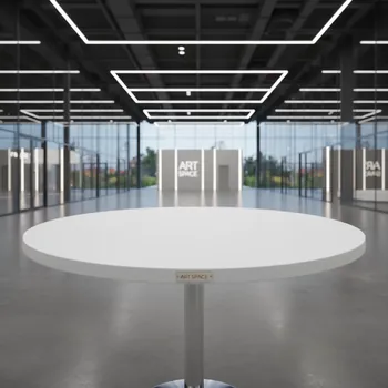 Аренда Столешница круглая Werzalit D 700 белый в Delta Sirius — ART SPACE