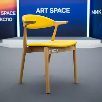 Аренда Стул Ува NS желтый орех на Медальной площади — ART SPACE