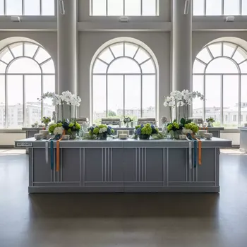 Аренда Фуршетный стол rinfresco gray в МФК «Горный» — ART SPACE
