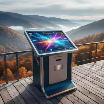 Аренда Интерактивная стойка 43 дюйма UHD на площадке Rosa Peak (2320м) — ART SPACE