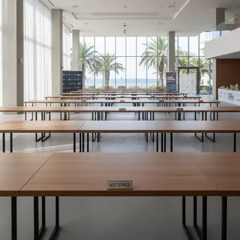 Аренда Столов прямоугольных коричневых в санатории «Сочи» — ART SPACE