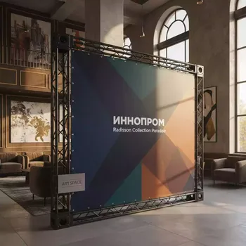 Аренда Пресс волл Press wall EBS в Radisson Collection Paradise — ART SPACE