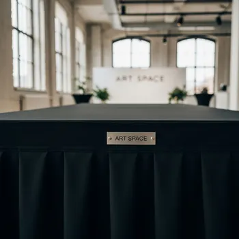 Аренда Скатерть черная 2,7х2,1 м в Omega Sirius — ART SPACE