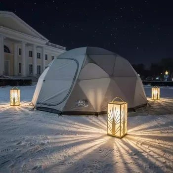 Аренда Палатка Outventure Ottawa 4 местная в усадьбе Голицына — ART SPACE