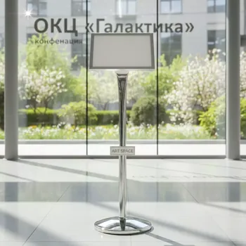 Аренда Стойка указатель информационная А4 в ОКЦ «Галактика» — ART SPACE