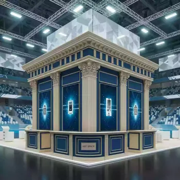 Аренда Торговый островок с видеопанелями Miestilo в ледовой арене «Шайба» — ART SPACE