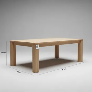 Аренда Стол деревянный Адель 145 190x80 белый матовый в казино «Сочи» — ART SPACE