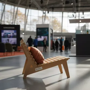 Аренда Шезлонг деревянный Riviera в ледовом дворце «Большой» — ART SPACE