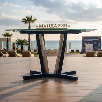Аренда Подстолье металлическое 1233EM на пляже «Мандарин» — ART SPACE