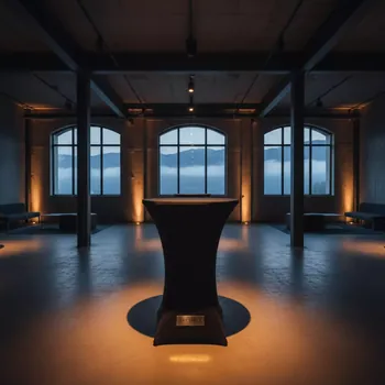 Аренда Стол коктейльный круглый D70хH105 см в Green Flow Hotel — ART SPACE