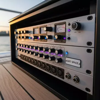 Аренда Компрессор гейт Klark Teknik SQ1 8 канальный на VIP-яхте (Имеретинский порт) — ART SPACE