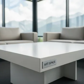 Аренда Журнальный стол Cube Long белый в Rixos Krasnaya Polyana — ART SPACE
