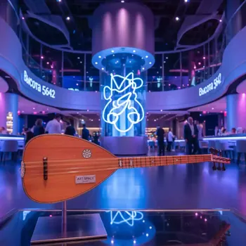 Аренда Инструмент музыкальный востока саз в ресторане «Высота 5642» — ART SPACE