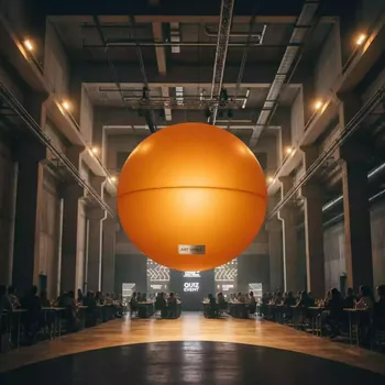 Аренда Шар с гелием 1 м оранжевый в Сириус Арене — ART SPACE