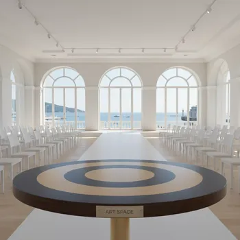 Аренда Стол Cafe table 2155DW диаметр 80 см в зале «Чайка» (Морпорт) — ART SPACE