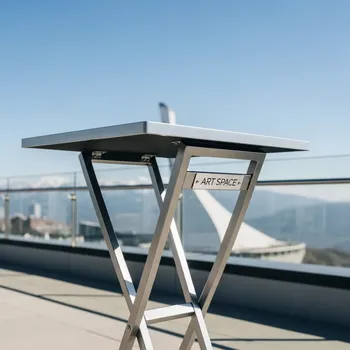 Аренда Стол металлический складной Grace в Skypark Sochi — ART SPACE